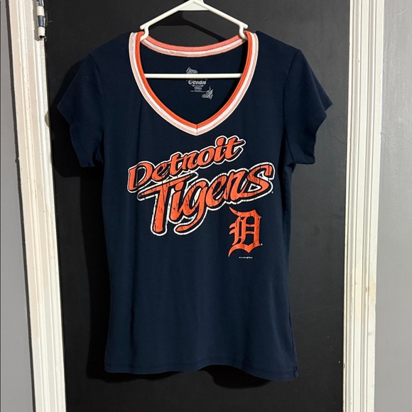 5th & Ocean Tops - 5th & Ocean Detroit Tigers Short Sleeve Tee Size: S